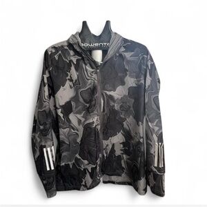 Adidas Energy Running Men’s Lightweight Hooded Jacket – XL